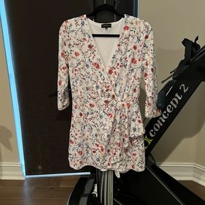 MAJORELLE Carolina white sparkly Floral size M